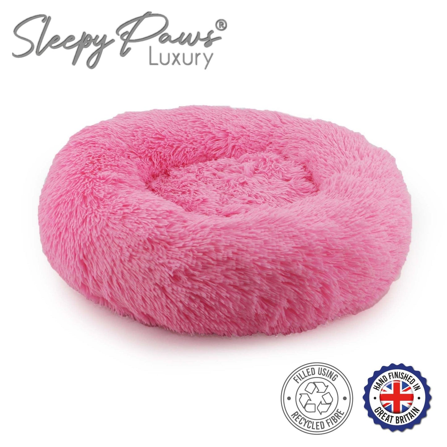 Ancol Super Plush Donut Bed 50cm Pink - Ormskirk Pets