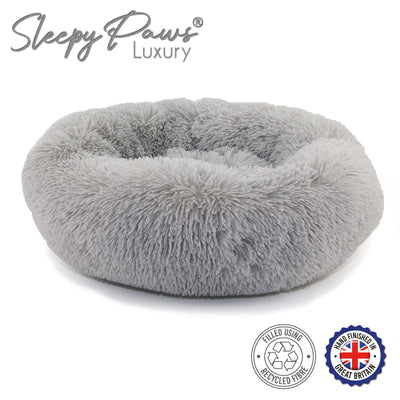 Ancol Super Plush Donut Bed 50cm Grey