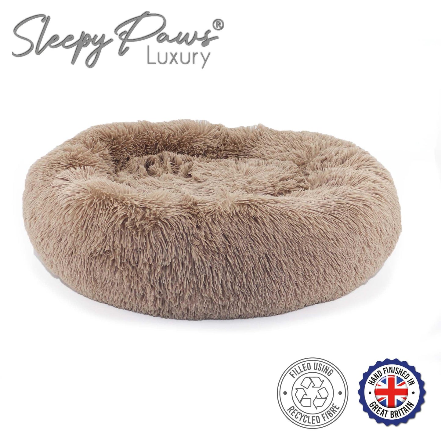 Ancol Super Plush Donut Bed 70cm Oatmeal - Ormskirk Pets