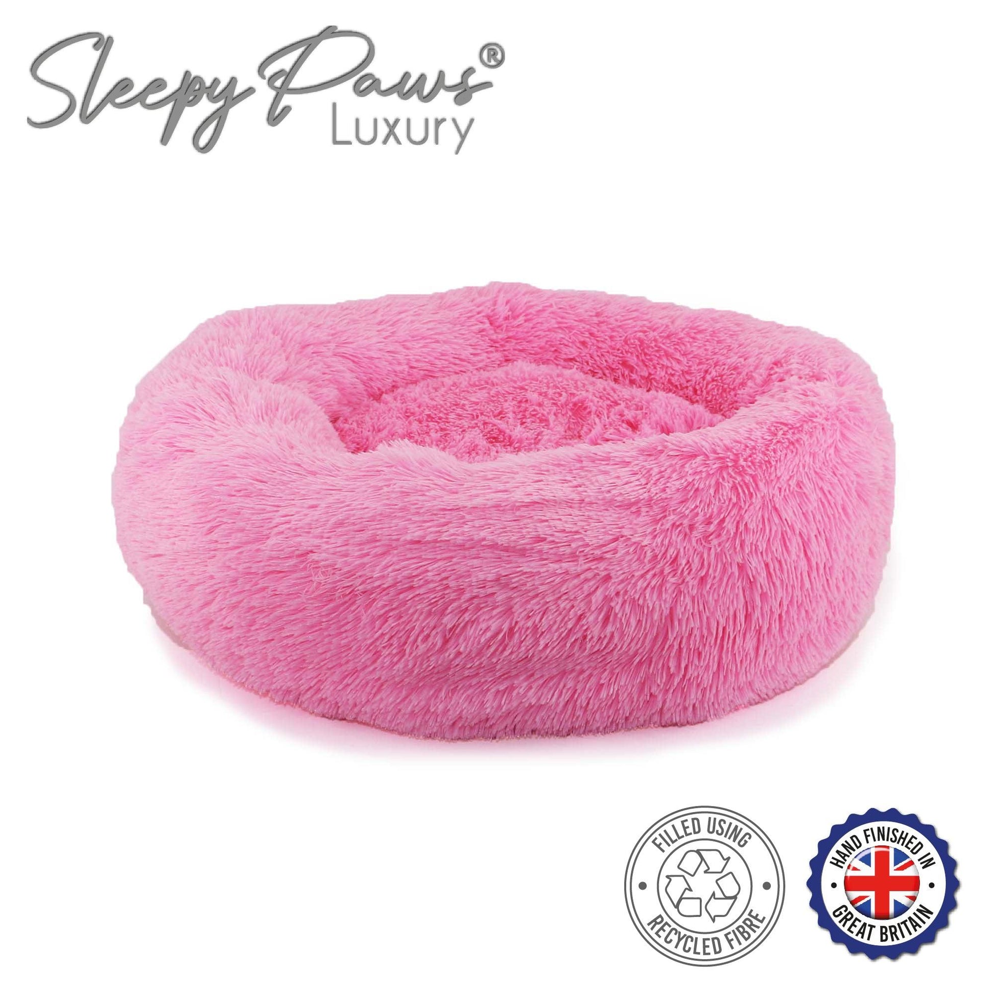 Ancol Super Plush Donut Bed 70cm Pink - Ormskirk Pets