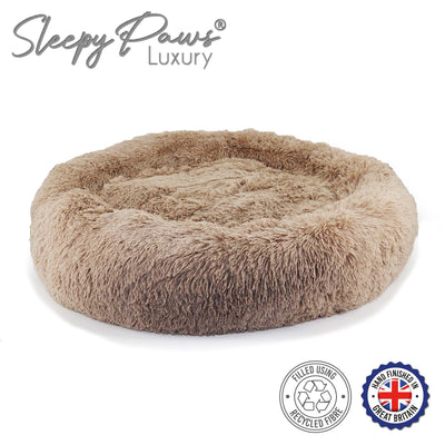 Ancol Super Plush Donut Bed 100cm Oatmeal - Ormskirk Pets