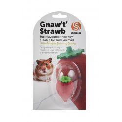 Small 'N' Furry Gnaw 'T' Strawberry 5cm - Ormskirk Pets