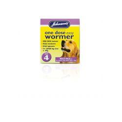 Johnson's One Dose Easy Wormer Size4 - Ormskirk Pets