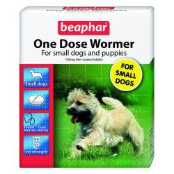 Beaphar One Dose Wormer for Small Dogs & Puppies 3tabs - Ormskirk Pets