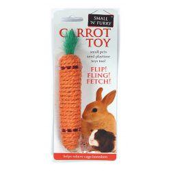 Small 'N' Furry Sisal Carrot Toy 20.3cm - Ormskirk Pets