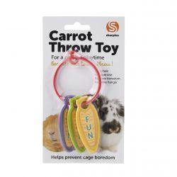 Small 'N' Furry Carrot Throw Toy - Ormskirk Pets