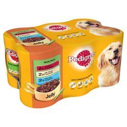 Pedigree Can in Jelly Meaty Meals 6 Pack 400g - Ormskirk Pets