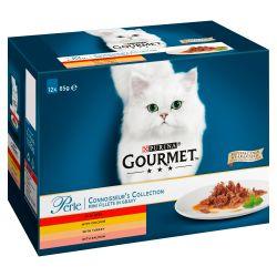 Gourmet Perle Connoisseurs Collection (Beef, Chicken, Turkey, Salmon) 12pk - Ormskirk Pets