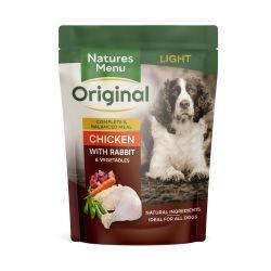 Natures Menu Original Light Chicken with Rabbit & Vegetables 300g x 8 - Ormskirk Pets