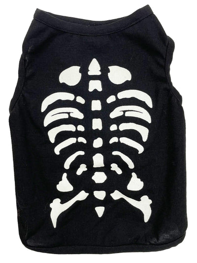 Halloween Black Glow Skeleton Outfit 2 sizes