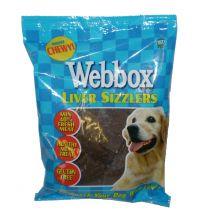 Webbox Sizzlers With Liver 150g