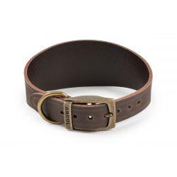 Ancol Timberwolf Greyhound Leather Collar 34-43cm - Ormskirk Pets