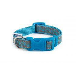 Ancol Collar Reflective Paw Blue 20-30cm - Ormskirk Pets