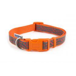 Ancol Collar Reflective Bone Orange 30-50cm - Ormskirk Pets