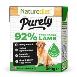 Naturediet Purely Lamb 390g x 18 - Ormskirk Pets