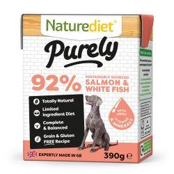 Naturediet Purely Salmon 390g x 18 - Ormskirk Pets