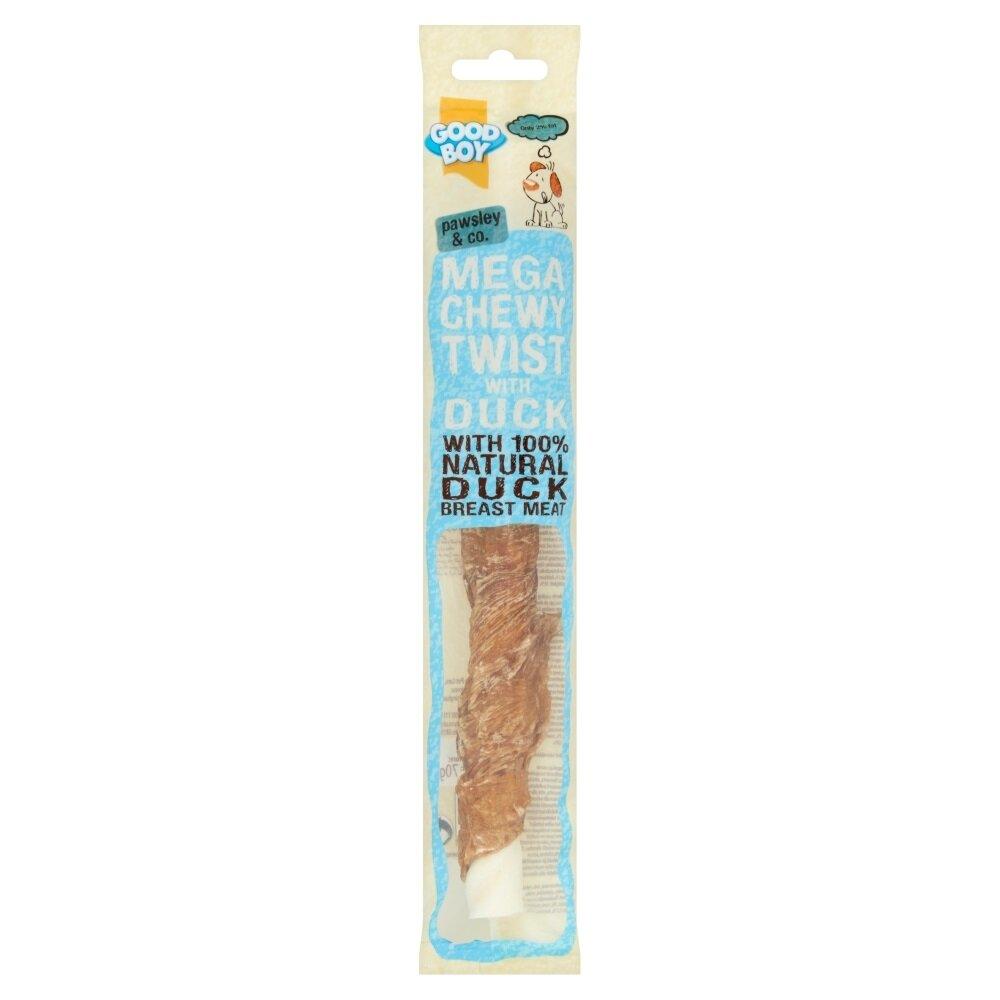 Good Boy Pawsley Mega Chewy Twist Duck 70g - Ormskirk Pets