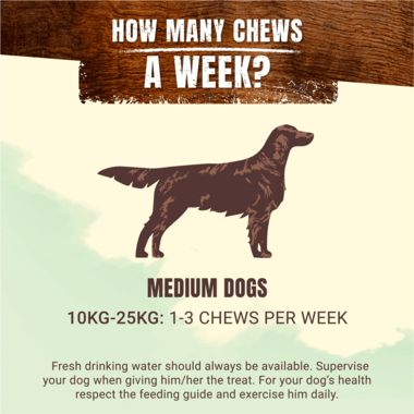 Adventuros Wild Chew Medium Venison 200G - Ormskirk Pets