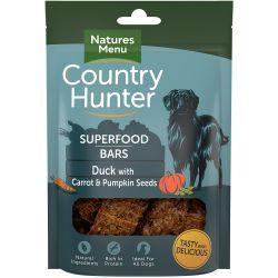 Natures Menu Country Hunter Superfood Bar Duck with Carrot & Pumpkin Seeds 100g - Ormskirk Pets