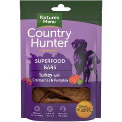 Natures Menu Country Hunter Superfood Bar Turkey with Cranberries & Pumpkin 100g - Ormskirk Pets