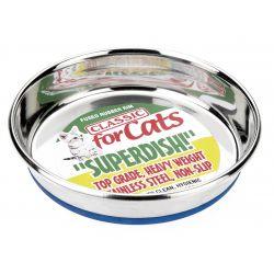 Classic Large Non Slip Cat Stainless Steel Superdish 6" - Ormskirk Pets