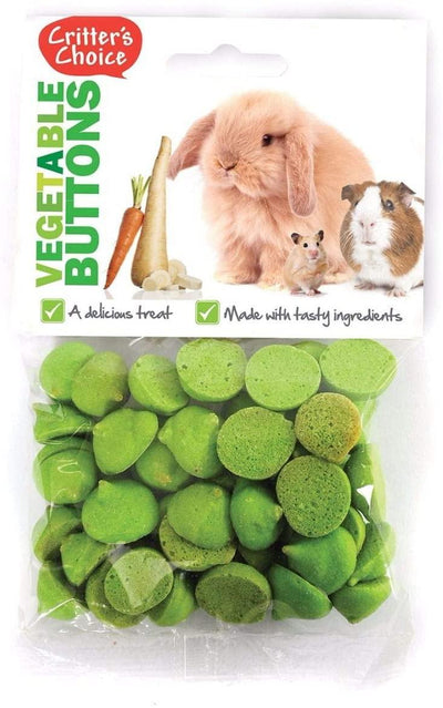 Critters Choice Vegetable Buttons 40g - Ormskirk Pets