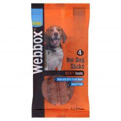 Webbox Hot Dog Sticks 4stk - Box of 16 - Ormskirk Pets