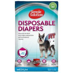 Simple Solution Disposable Diaper Medium med - Ormskirk Pets