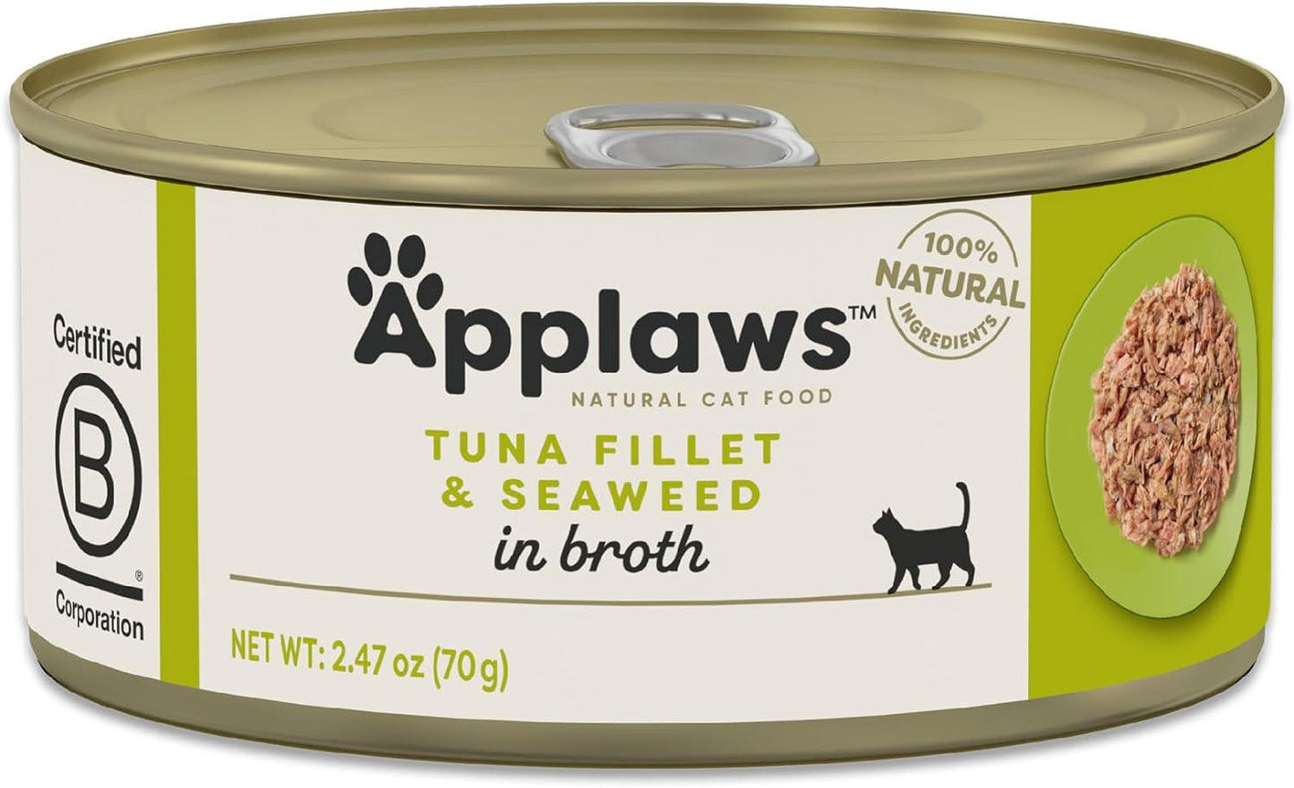 Applaws Cat Tuna & Seaweed (Broth) 70g x 24