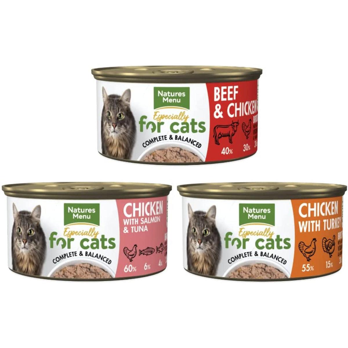 Natures Menu Especially for Cats Wet Adult Cat Food Multipack 12x85g Tins - Ormskirk Pets