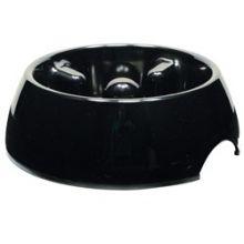 Dogit Go-Slow! Anti-Gulping Dog Dish - Black med - Ormskirk Pets