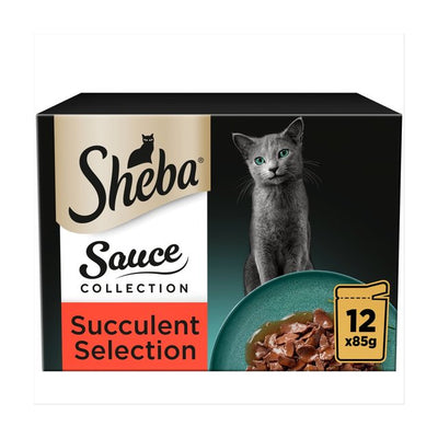 Sheba pouches Sauce Collection Succelent Selection in Gravy 12 x 85g