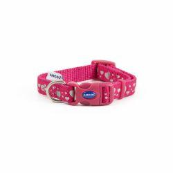 Ancol Fashion Collar Pink Hearts 20-30cm - Ormskirk Pets