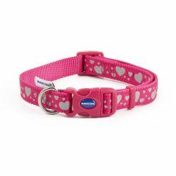 Ancol Fashion Collar Pink Hearts 30-50cm - Ormskirk Pets