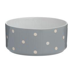 Mason Cash Polka Dot Grey Bowl 18cm - Ormskirk Pets