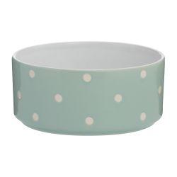 Mason Cash Polka Dot Sage Bowl 18cm - Ormskirk Pets