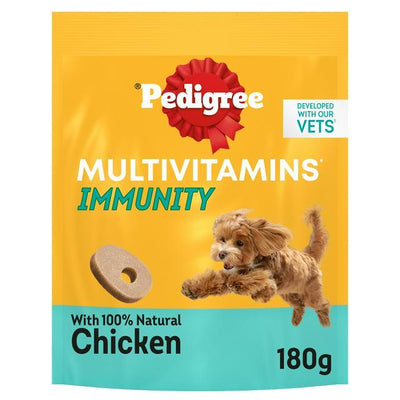 Pedigree Multivitamins Immunity Soft Dog Chews Chicken, 180g - Ormskirk Pets