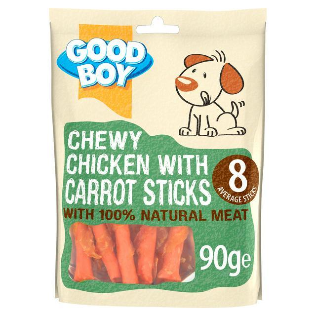 Good Boy Chewy Chicken & Carrot Sticks 90g - Ormskirk Pets