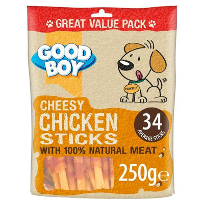 Good Boy Cheesy Chicken Sticks 250g - Ormskirk Pets