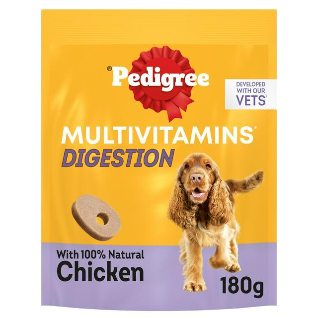 Pedigree Multivitamins Digestion Soft Dog Chews Chicken, 180g - Ormskirk Pets