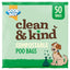 Good Boy Clean & Kind Compostable Poo Bags Flat 50 bags