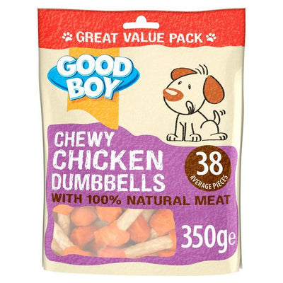 Good Boy Chewy Chicken Dumbbells 350g - Ormskirk Pets