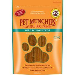 Pet Munchies Wild Salmon Strips 80g - Ormskirk Pets