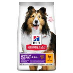 HILL'S SCIENCE PLAN Adult Sensitive Stomach & Skin Medium Dry Dog Food Chicken 2.5kg - Ormskirk Pets