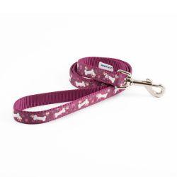 Ancol Fashion Lead Purple Bone 1m - Ormskirk Pets