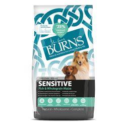 Burns Sensitive Fish and Wholegrain Maize 2kg - Ormskirk Pets