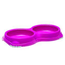 Smarty Bowl Double 2 x 200ml Hot Pink - Ormskirk Pets