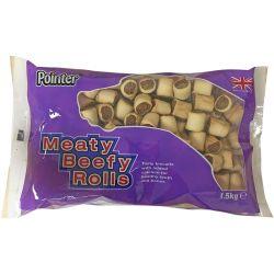 Pointer Meaty Beefy Roll 1.5kg - Ormskirk Pets