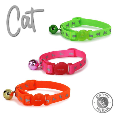 Ancol High Vis Cat Collar Green