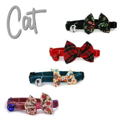 Ancol Vintage Bow Safety Cat Collar Tartan